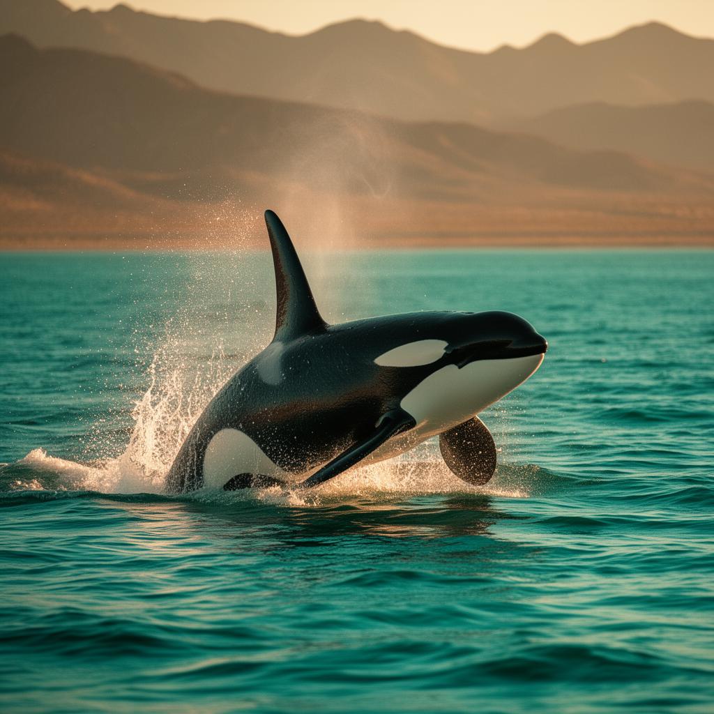 Orca Nebra en Baja California, México